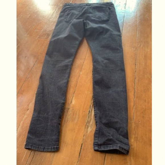 ASOS distressed black high rise skinny jeans - Picture 3 of 6